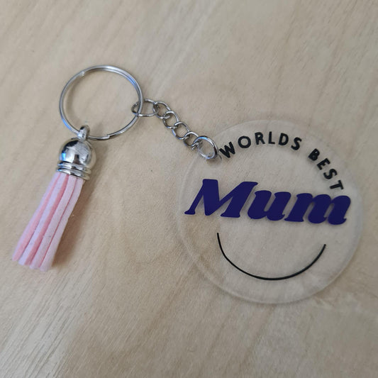 "Worlds Best Mum" Keyring