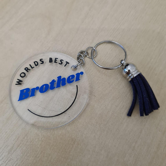 "Worlds Best Brother" Keyring